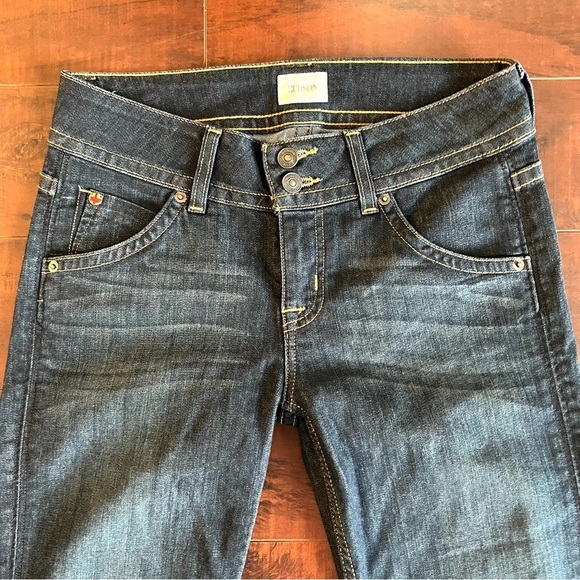 HUDSON Denim Signature Midrise Bootcut Jeans Size 27 Wash Dres - Picture 3 of 11